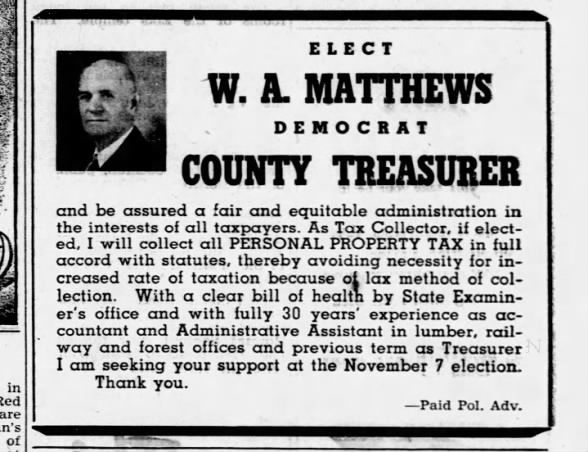 Clipping from Ravalli Republic